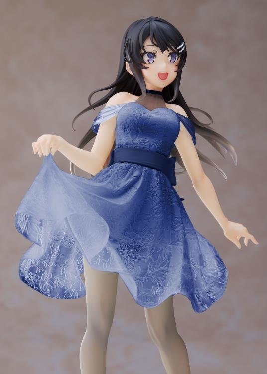 Rascal Does Not Dream of Bunny Girl Senpai Mai Sakurajima (Clear Dress Ver.) Coreful Figure (Renewal Edition)