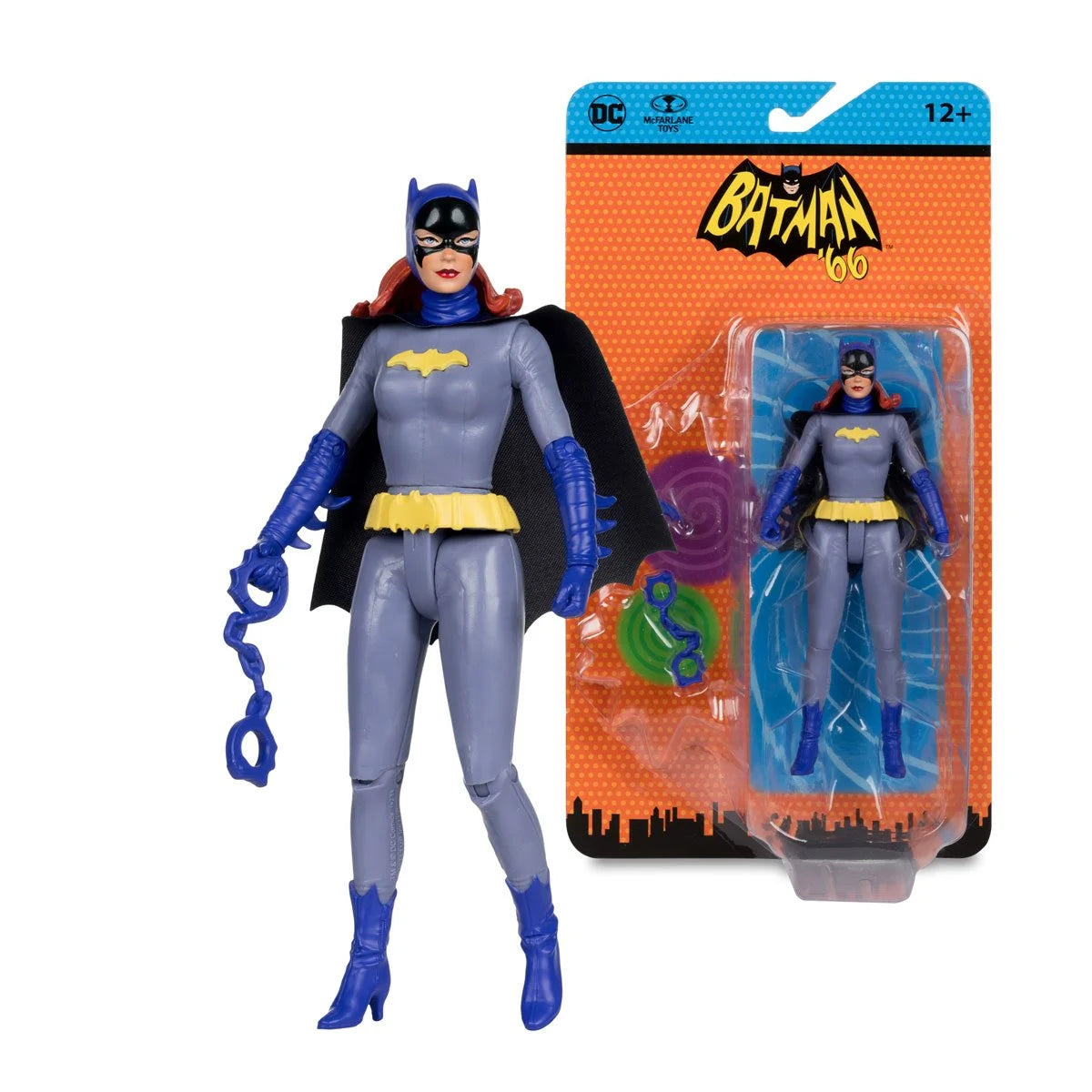 DC Retro Batman 1966 Batgirl Gray and Blue Comic 6-Inch Scale Action Figure