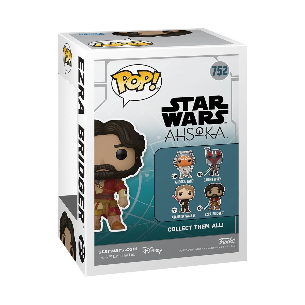 Funko Pop! Star Wars: Ahsoka Series 3 Ezra Bridger Vinyl Figure #752