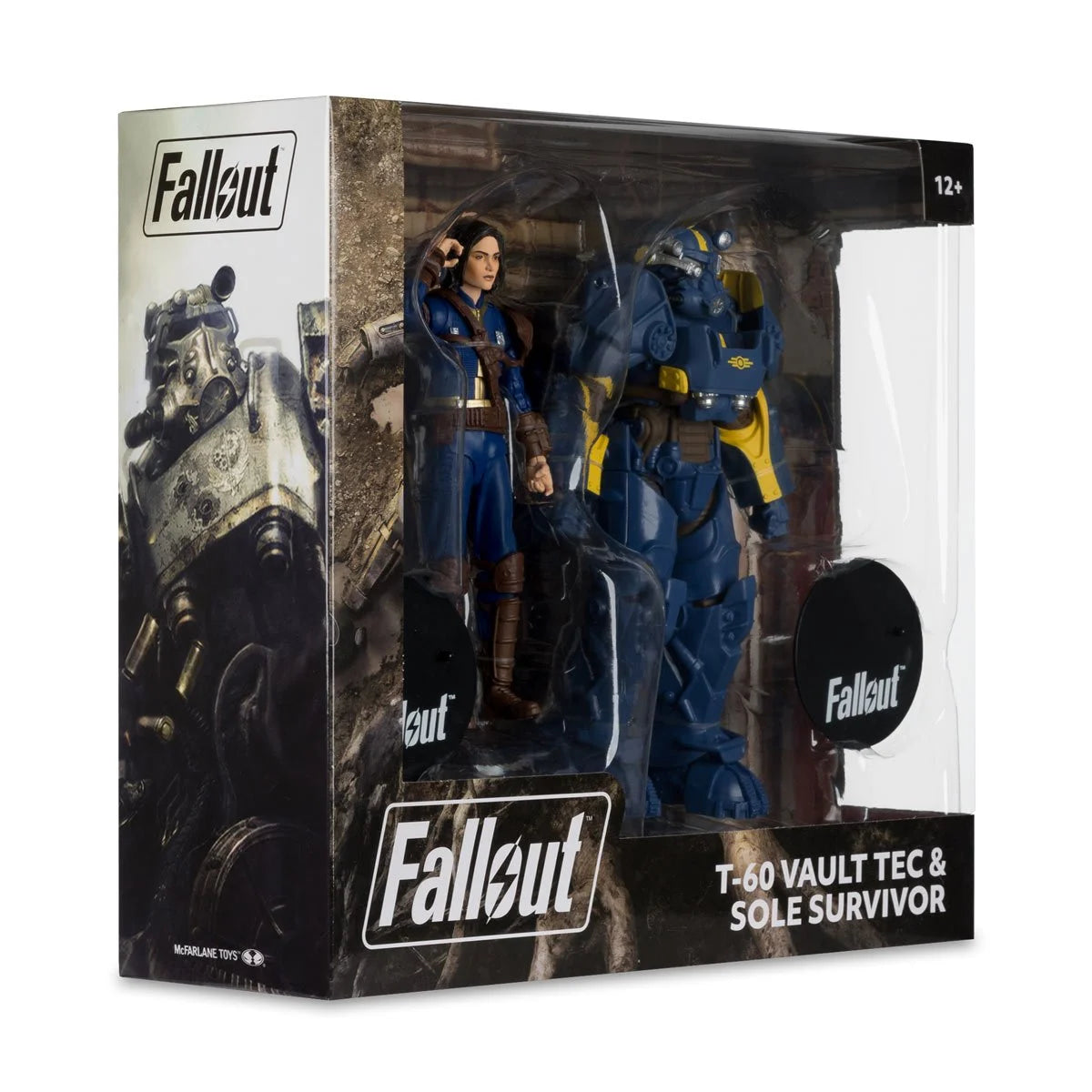 Fallout 4 T-60 Vault Tec and Sole Survivor 7-Inch Scale Action Figure 2-Pack