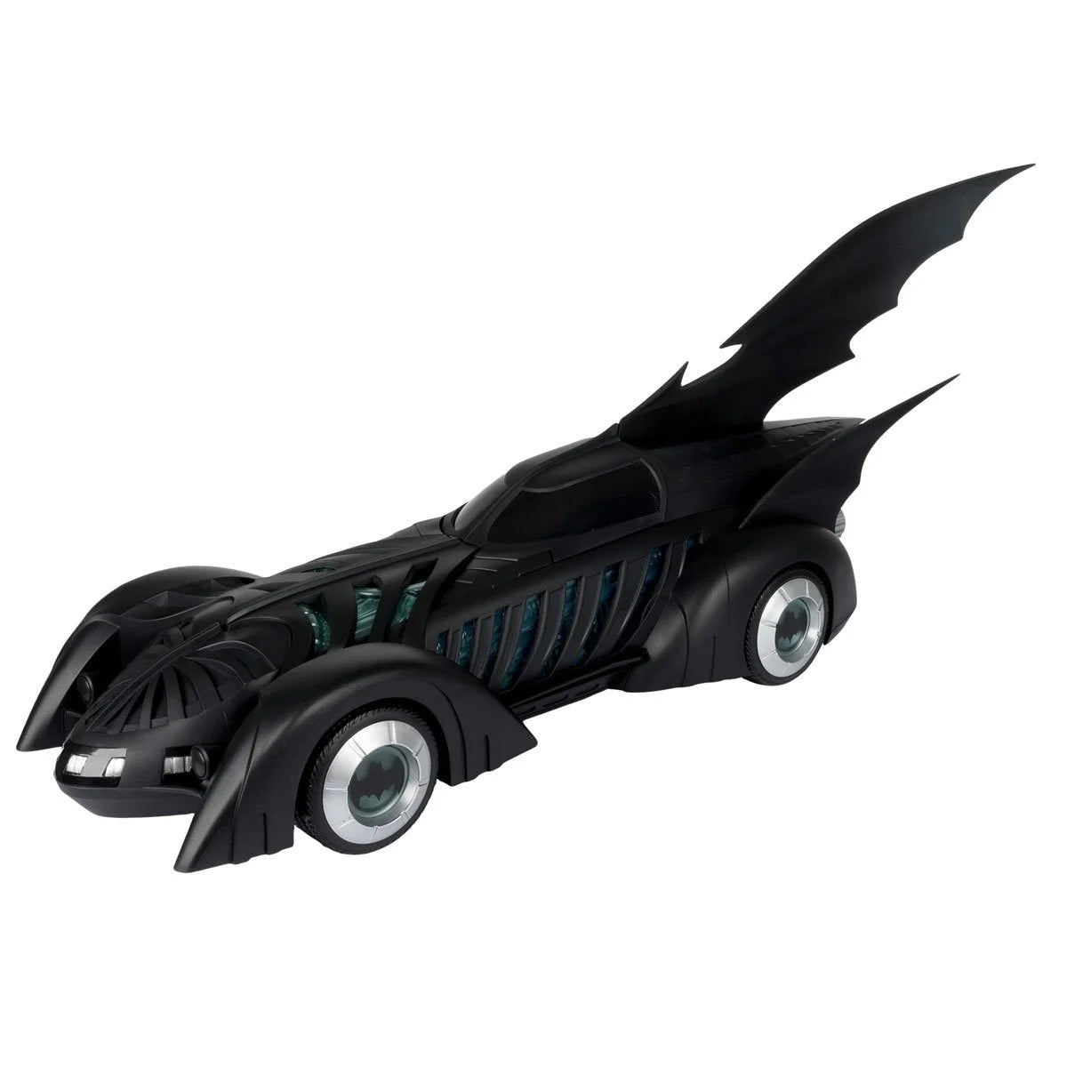 DC Multiverse Batman Forever Batmobile Vehicle and Alfred Pennyworth 7-Inch Scale Action Figure