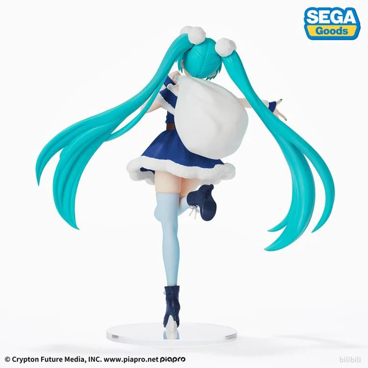 Vocaloid Hatsune Miku Christmas 2020 Blue Ver. Super Premium Figure