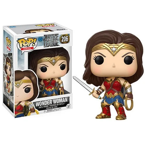 Funko Pop! DC Justice League Movie Wonder Woman Vinyl Figure #206