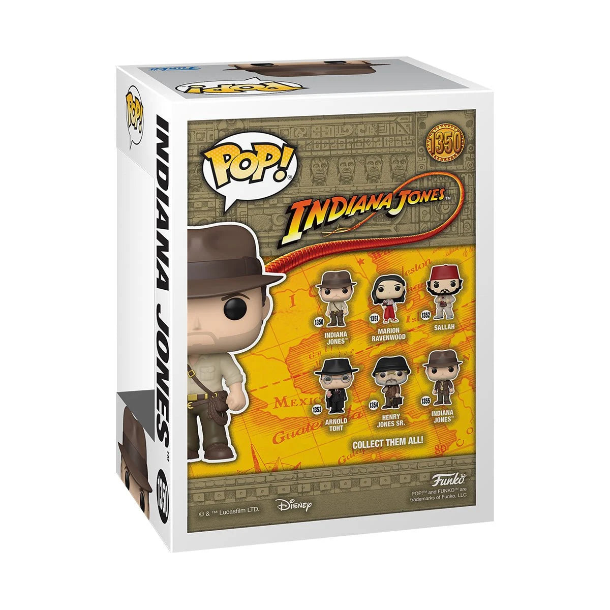 Funko Pop! Indiana Jones and the Raiders of the Lost Ark Indiana Jones Vinyl Figure #1350