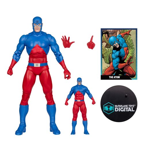 DC Direct The Atom DC: The Silver Age 7-Inch Scale Action Figure with McFarlane Toys Digital Collectible