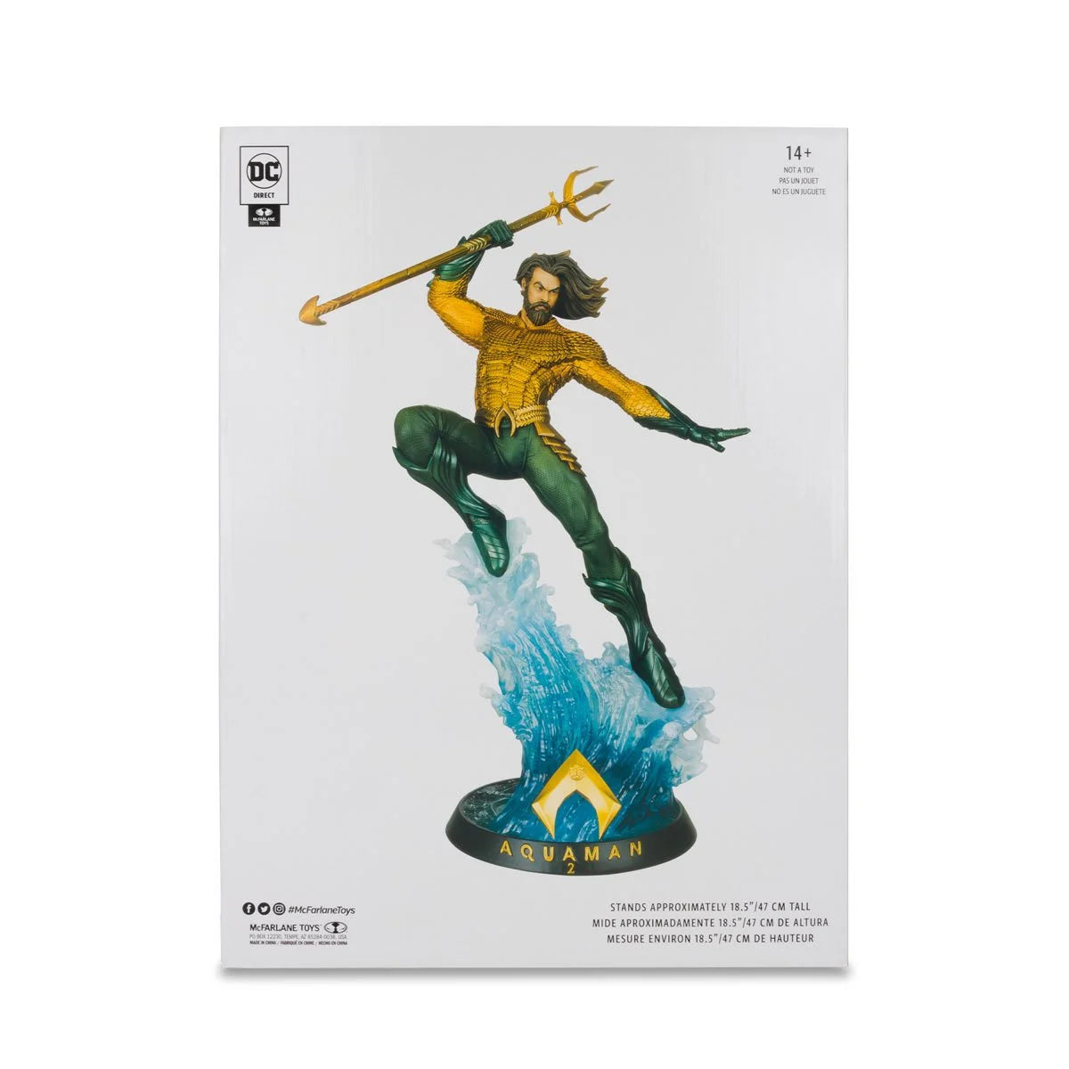 DC Aquaman and the Lost Kingdom Movie Aquaman 12-Inch Scale Resin Statue Limited Edition