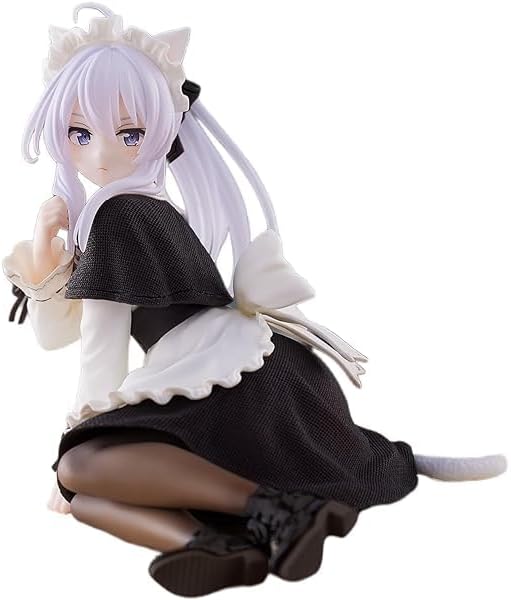 Wandering Witch: The Journey of Elaina Desktop Cute Figure Elaina Cat Ear Maid Ver.