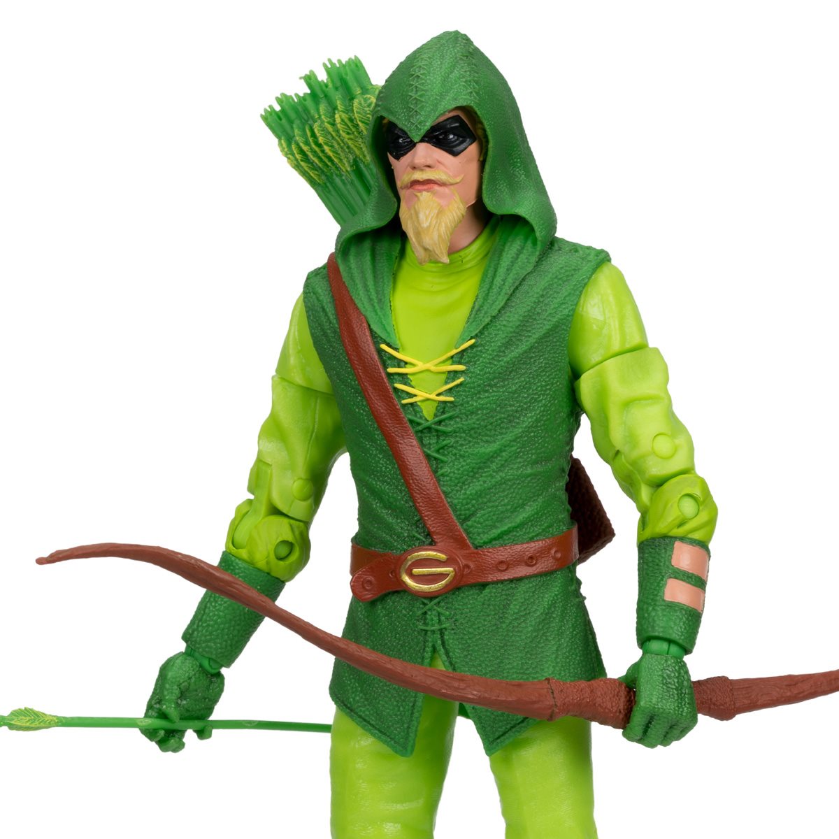 DC Direct Green Arrow Longbow Hunter 7-Inch Scale Action Figure with McFarlane Toys Digital Collectible