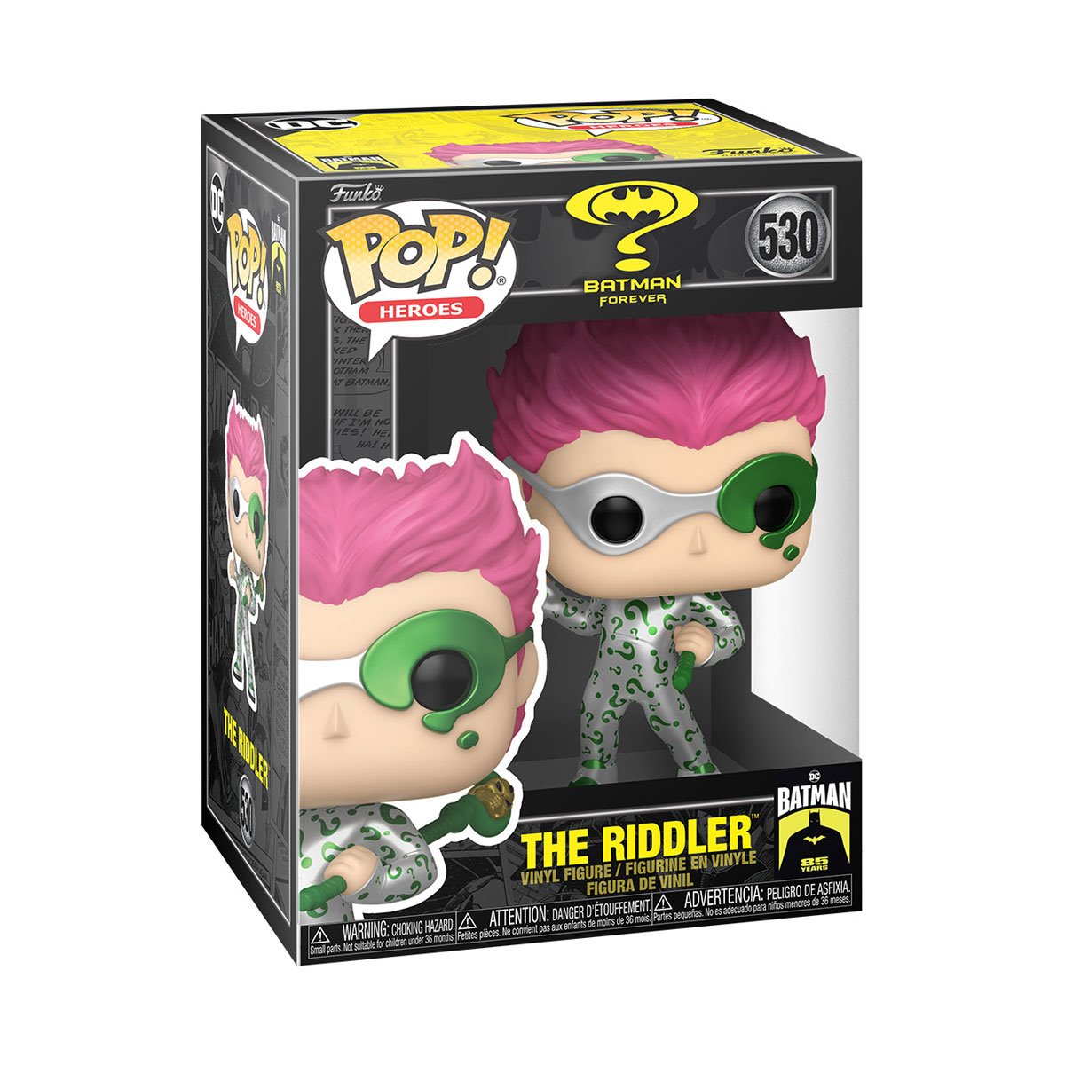 Funko Pop! Batman Forever The Riddler Metallic Funko Pop! Vinyl Figure #530