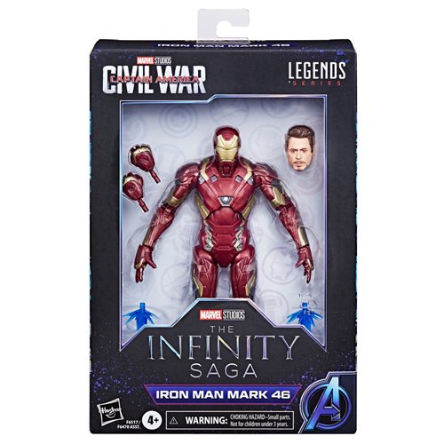 Marvel Legends Infinity Saga Captain America: Civil War Iron Man Mark 46 6-Inch Action Figure