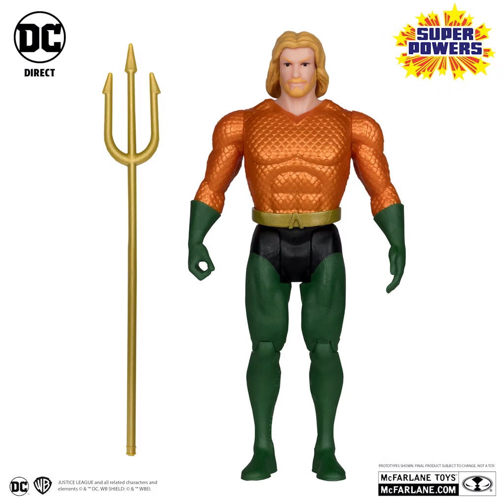 DC Super Powers Aquaman 40th Anniversary Gold Edition 4 1/2-Inch Scale Action Figure