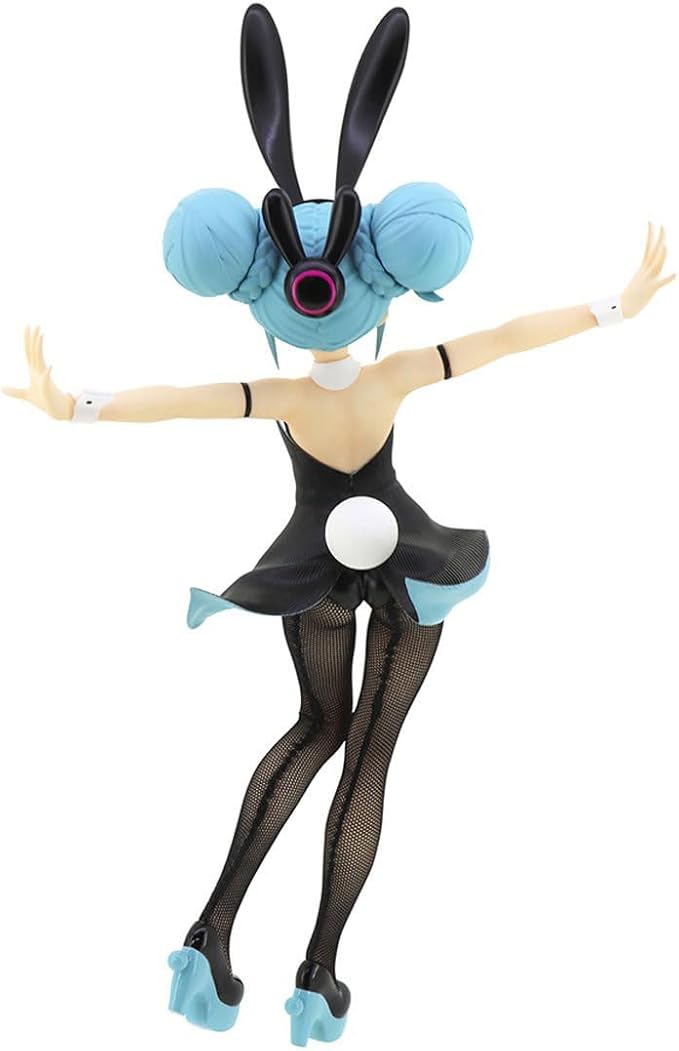 FURYU Corporation-Hatsune Miku BiCute Bunnies Figure -Hatsune Miku/Black