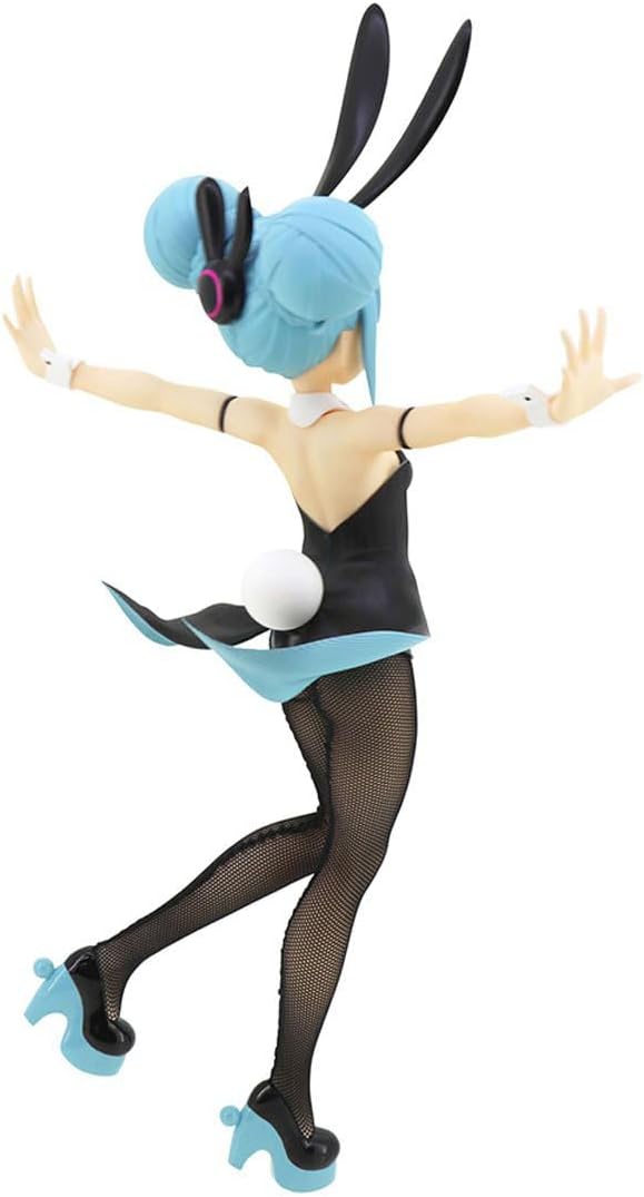 FURYU Corporation-Hatsune Miku BiCute Bunnies Figure -Hatsune Miku/Black