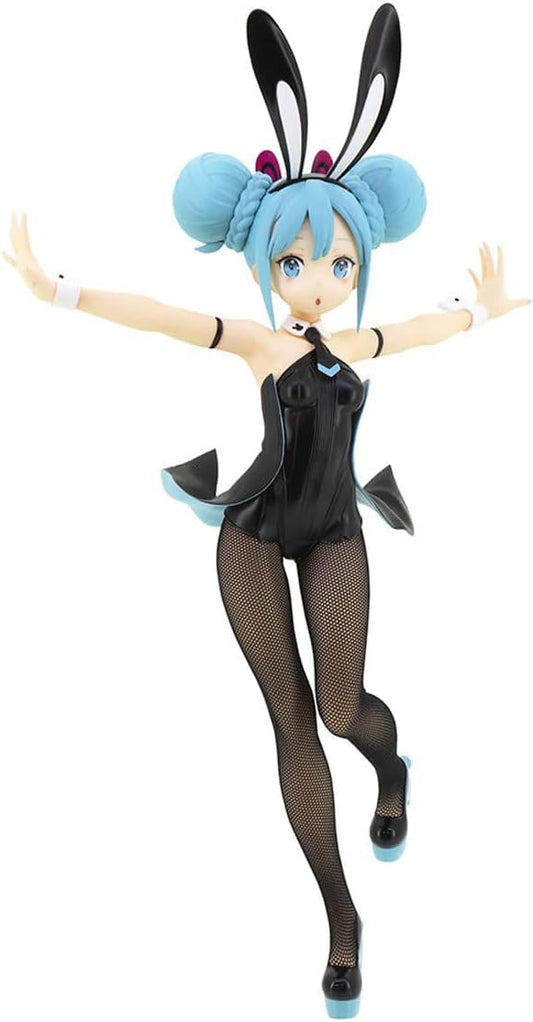 FURYU Corporation-Hatsune Miku BiCute Bunnies Figure -Hatsune Miku/Black