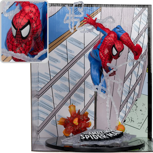 Marvel Spider-Man Amazing Spider-Man #302 1:10 Scale Posed Figure with Scene