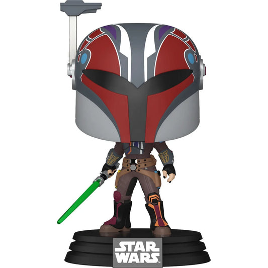 Funko Pop! Star Wars: Ahsoka Series 3 Sabine Wren (Mandalorian Armor)Vinyl Figure #750