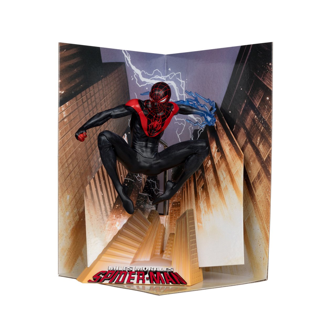 Marvel Spider-Man Miles Morales: Spider-Man #1 1:10 Scale Posed Figure with Scene