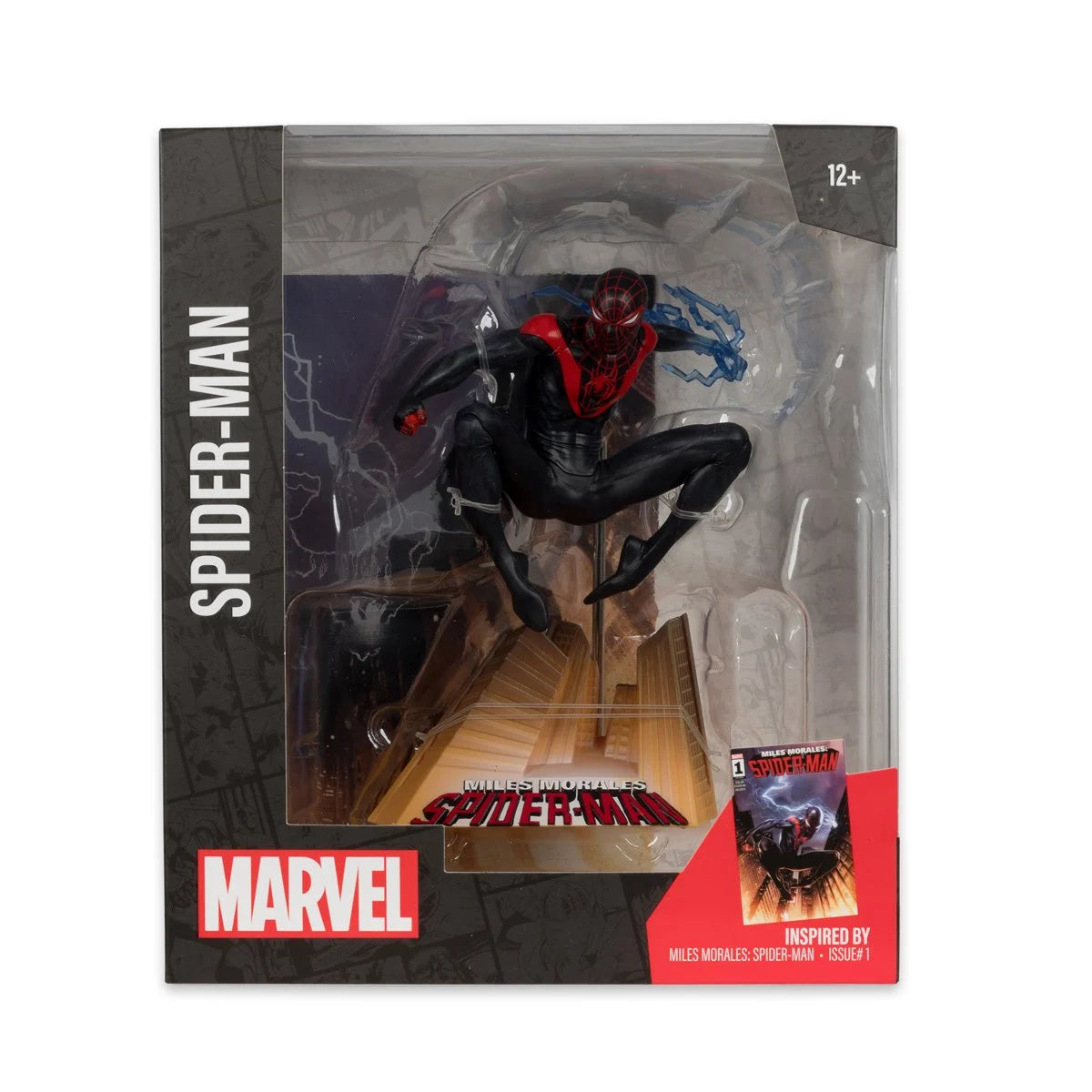 Marvel Spider-Man Miles Morales: Spider-Man #1 1:10 Scale Posed Figure with Scene