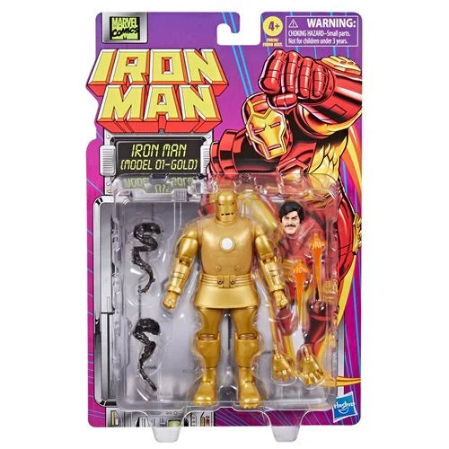 Marvel Legends Iron Man Iron Man (Model 01 - Gold) 6-Inch Action Figure