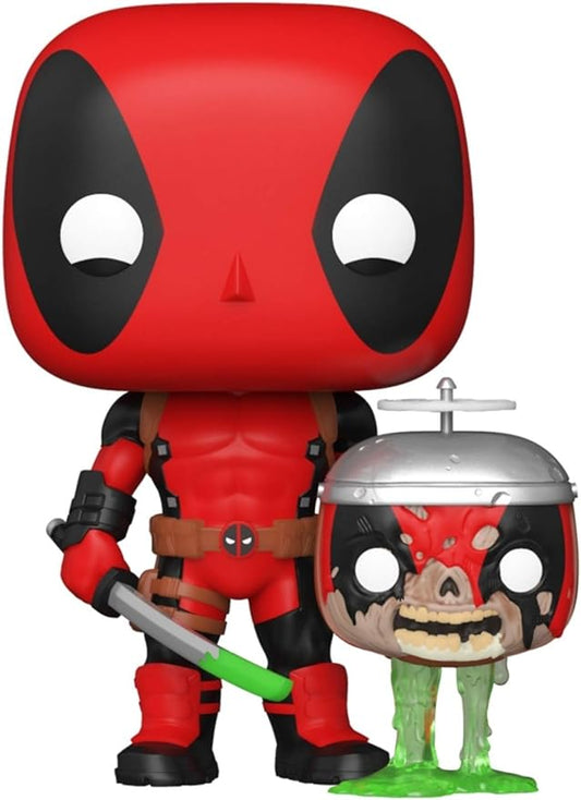 Funko Pop! Marvel Zombies - Deadpool with Headpool #667`