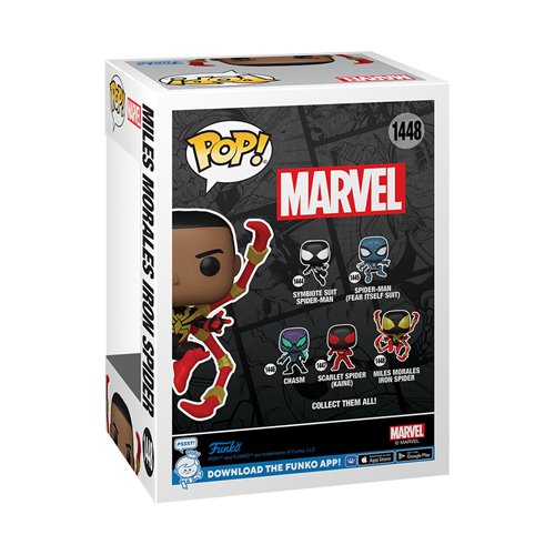 Funko Pop!  Spider-Man Comics Miles Morales Iron Spider Vinyl Figure #1448