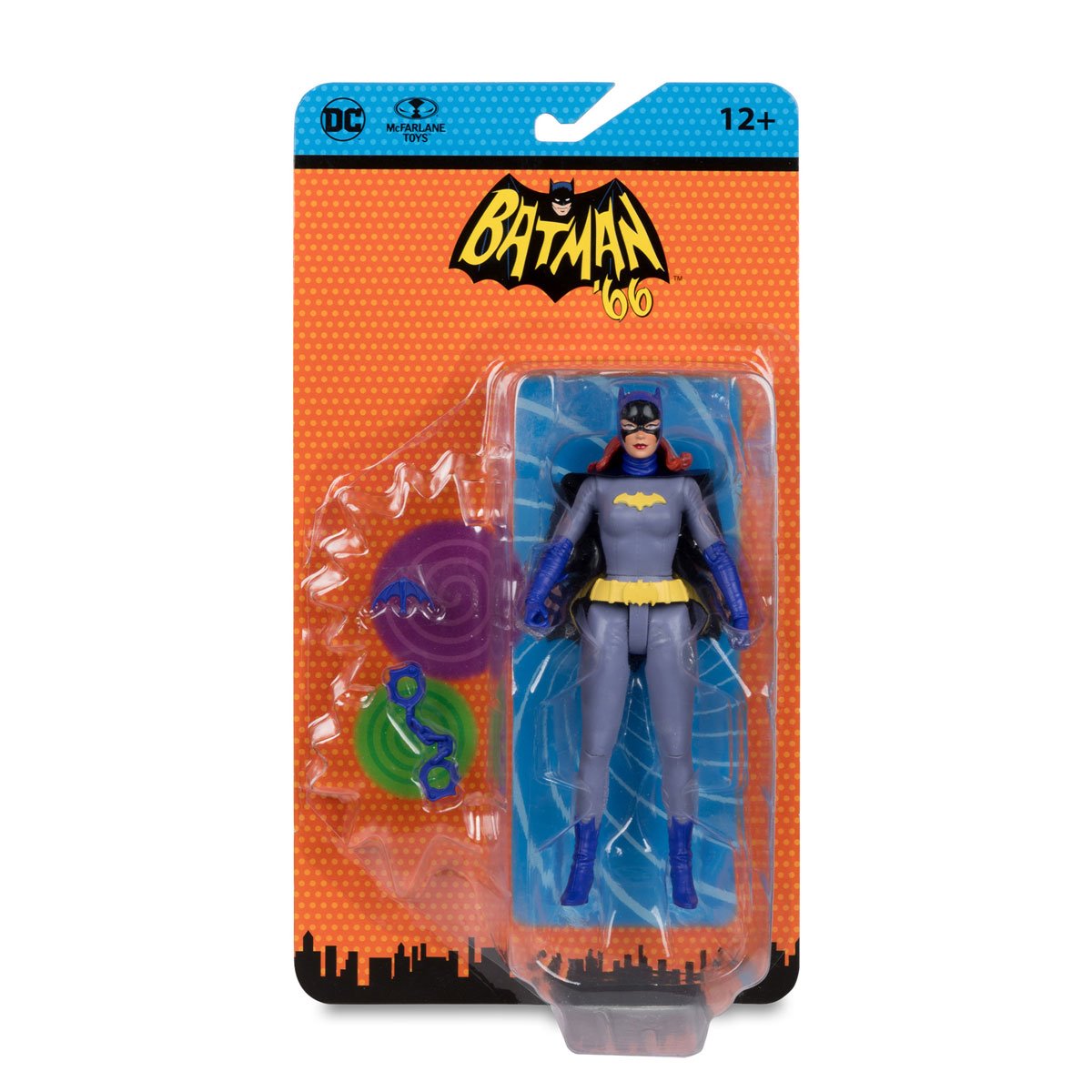 DC Retro Batman 1966 Batgirl Gray and Blue Comic 6-Inch Scale Action Figure