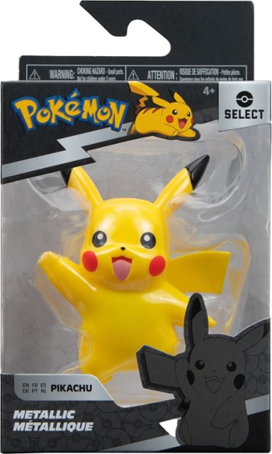 Jazwares - Pokemon Select - 3" Metallic Figure - Pikachu