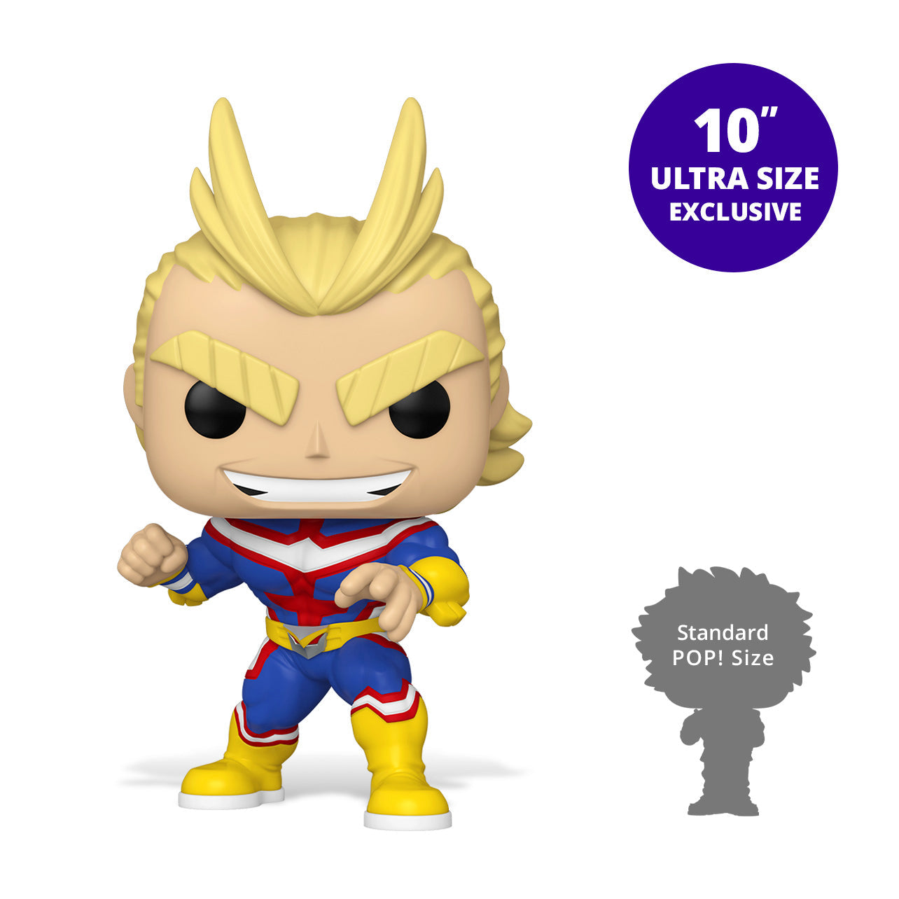 Funko Pop! My Hero Academia All Might 10 Inch (Glow-in-the-Dark) Exclusive Vinyl Figure #821