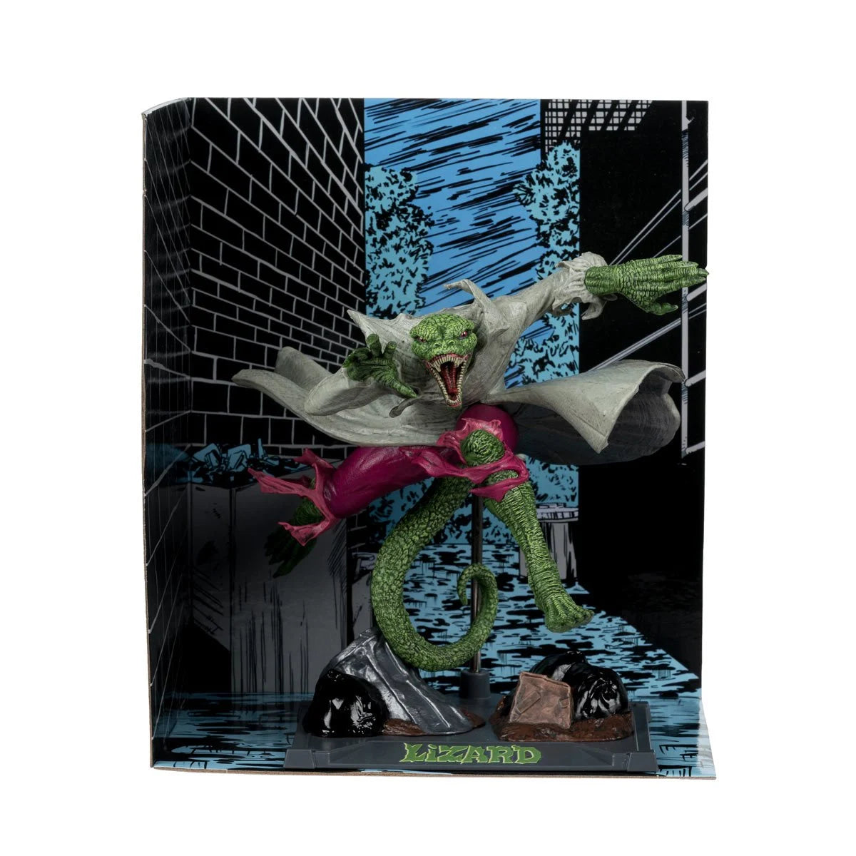 Marvel Collection Wave 6 Lizard from Spider-Man #2 1:10 Scale Posed Figure with Scene