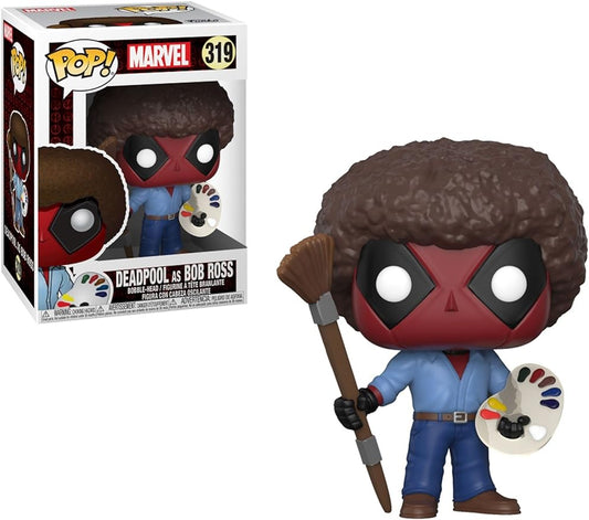 Funko Pop! Marvel Deadpool as Bob Ross #319