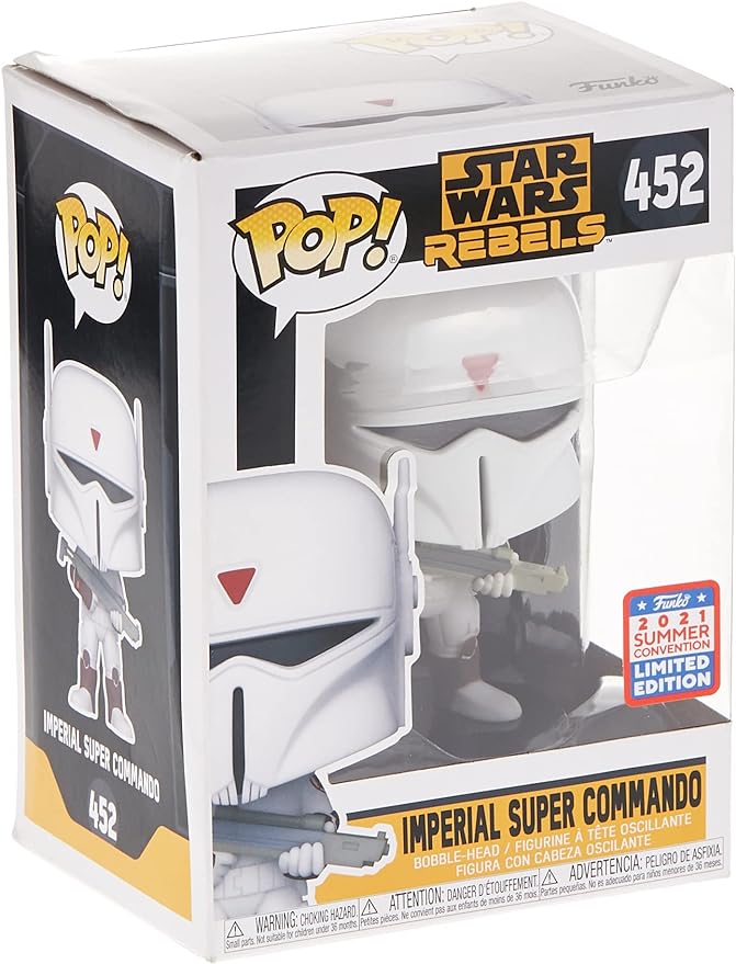 Funko Pop! Star Wars: Star Wars Rebels - Imperial Super Commando Exclusive #452