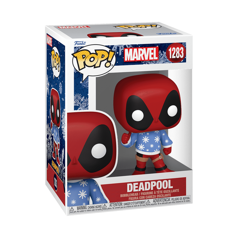 Funko Pop! Marvel Holiday Deadpool Sweater Vinyl Figure #1283