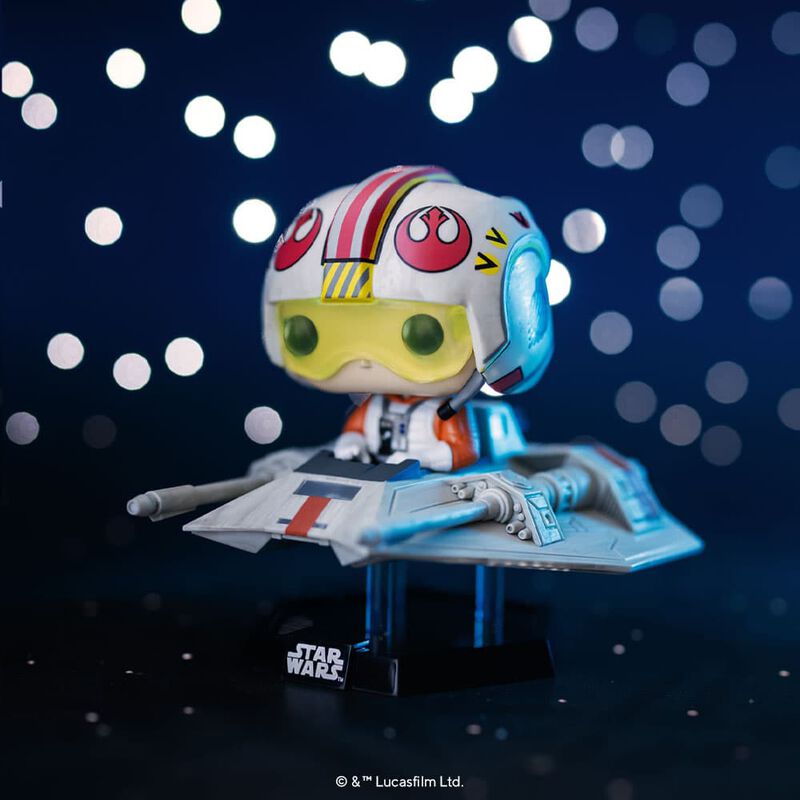 Funko Pop! Star Wars Hyperspace Heroes Luke Skywalker in T-47 Airspeeder #662