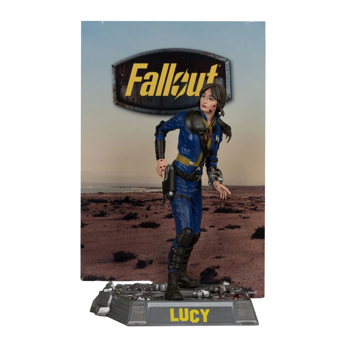 Fallout Movie Maniacs Lucy, Maximus, The Ghoul, and Vault Boy 6-Inch Posed Figure 4-Pack