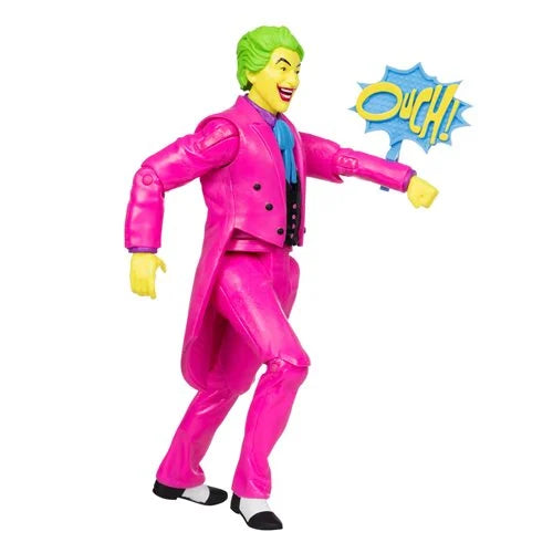 DC Retro The Joker Batman: Classic TV Series Black Light Gold Label 6-Inch Action Figure - Entertainment Earth Exclusive