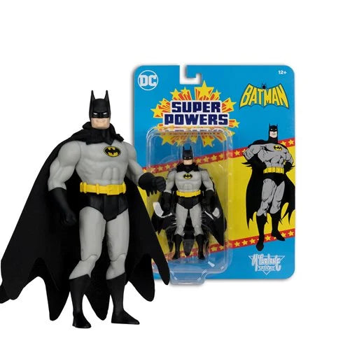 DC Super Powers Batman Black and Gray 4 1/2-Inch Scale Action Figure