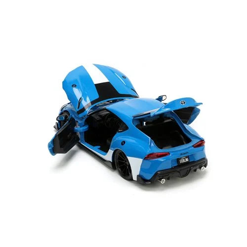 Robotech Hollywood Rides 2020 Toyota Supra 1:24 Scale Die-Cast Metal Vehicle with Max Sterling Figure