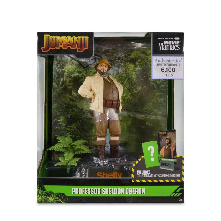 Jumanji: The Next Level Movie Maniacs Professor Sheldon Oberon 6" Limited Edition Figure (damaged box)