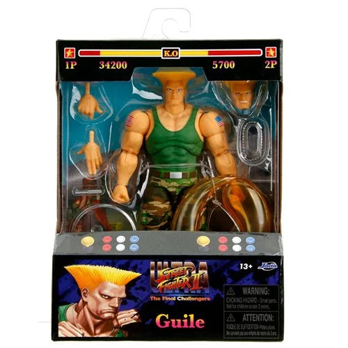 Street Fighter II Ultra Guile 6-Inch Scale Action Figure