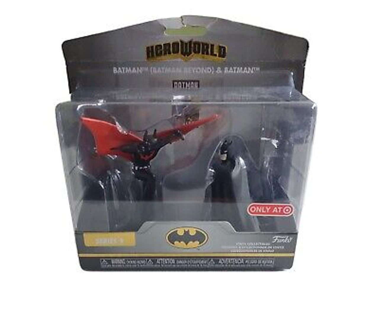 Funko DC Hero World Series 9 Batman Beyond & Batman Exclusive 4-Inch Vinyl Figure 2-Pack