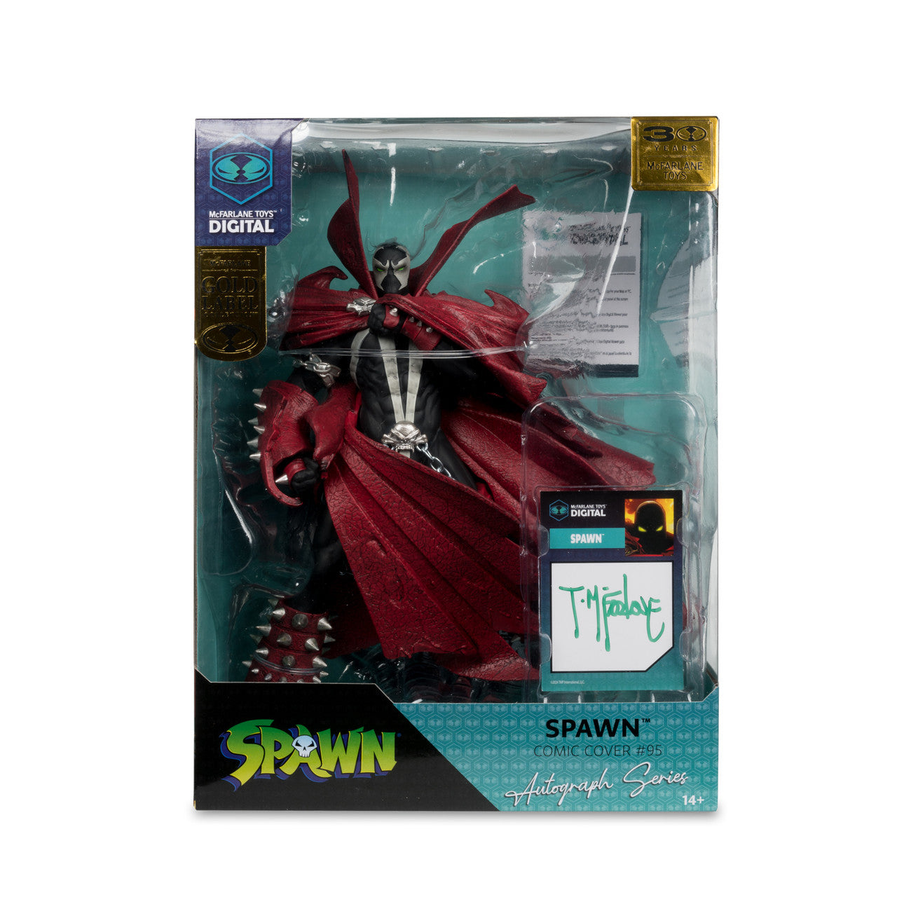 Spawn (Comic Cover #95) AUTOGRAPHED 1:7 Scale Posed Figure GOLD LABEL w/Digital Collectible