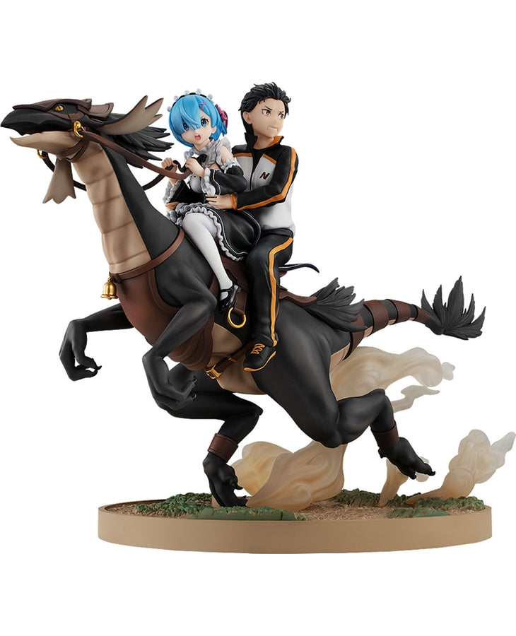 Rem & Subaru: Attack on the White Whale Ver. Statue