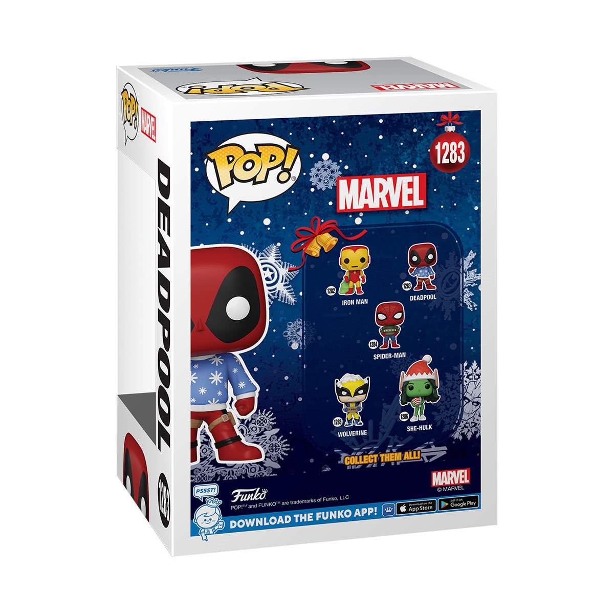 Funko Pop! Marvel Holiday Deadpool Sweater Vinyl Figure #1283