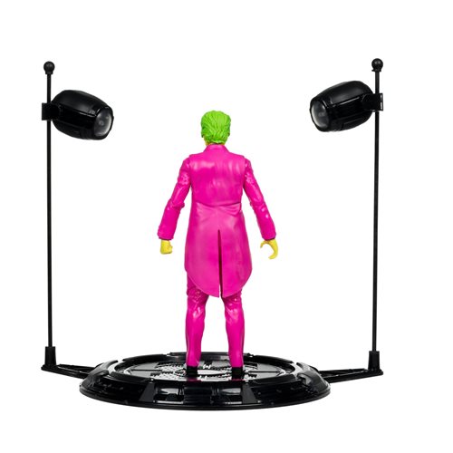 DC Retro The Joker Batman: Classic TV Series Black Light Gold Label 6-Inch Action Figure - Entertainment Earth Exclusive