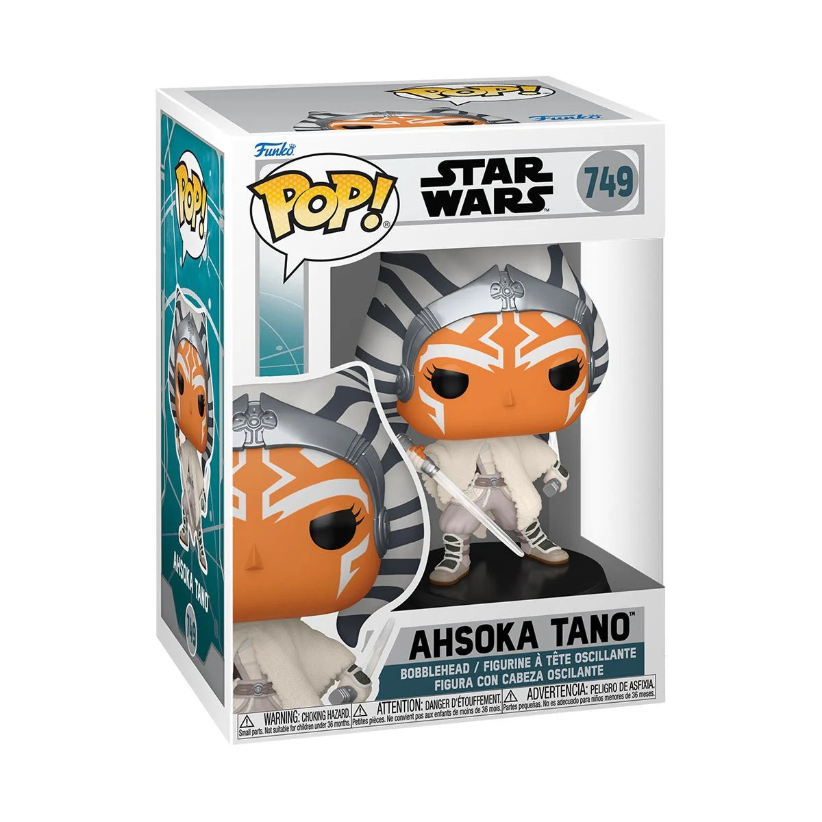 Funko Pop! Star Wars: Ahsoka Series 3 Ahsoka Tano Vinyl Figure #749