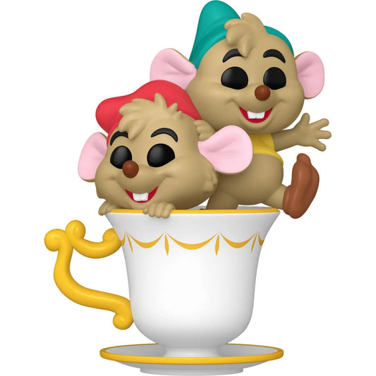 Funko Pop! Cinderella 75th Anniversary Jaq & Gus Gus in Teacup Vinyl Figure #1544