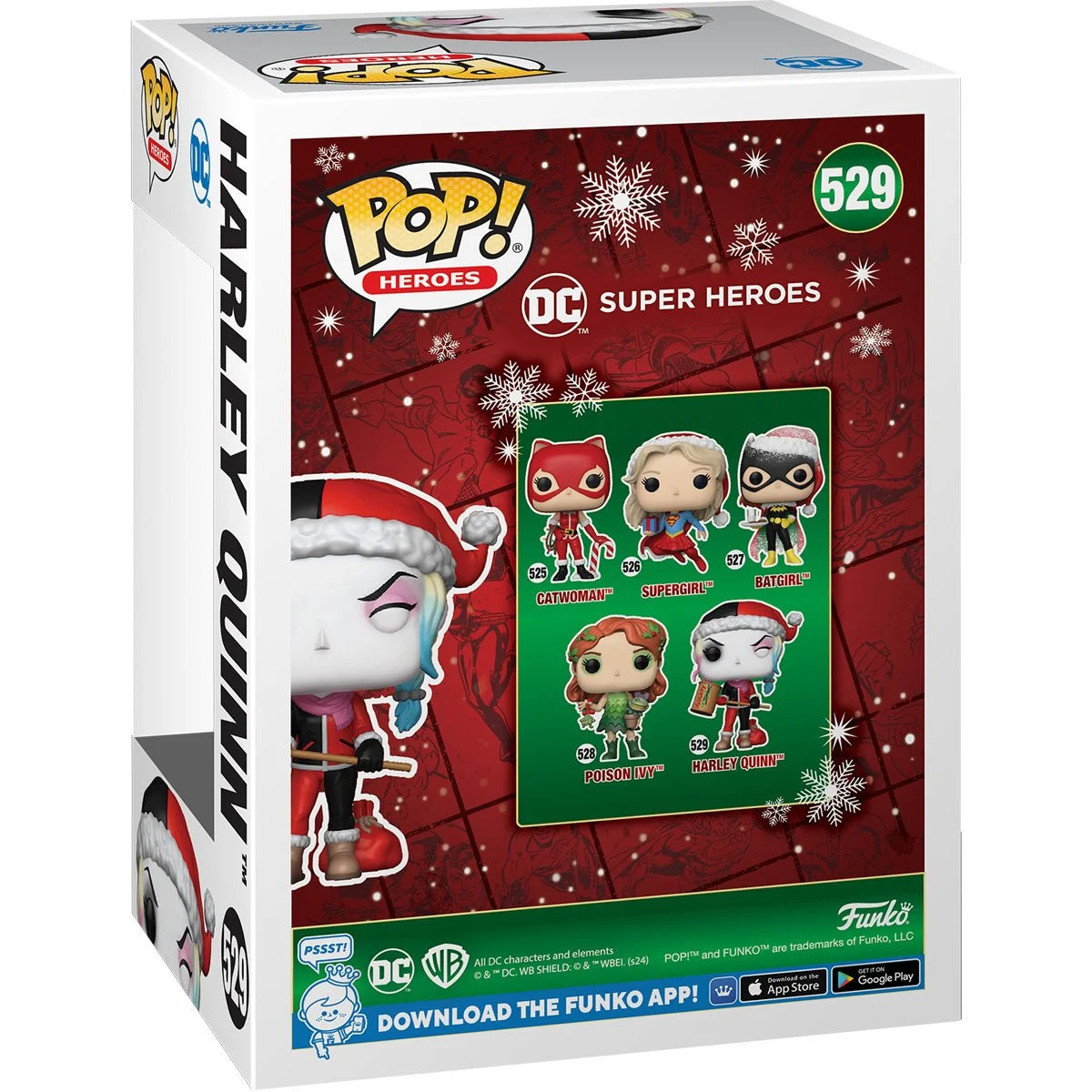 Funko Pop! DC Comics Holiday 2024 Harley Quinn Vinyl Figure #529