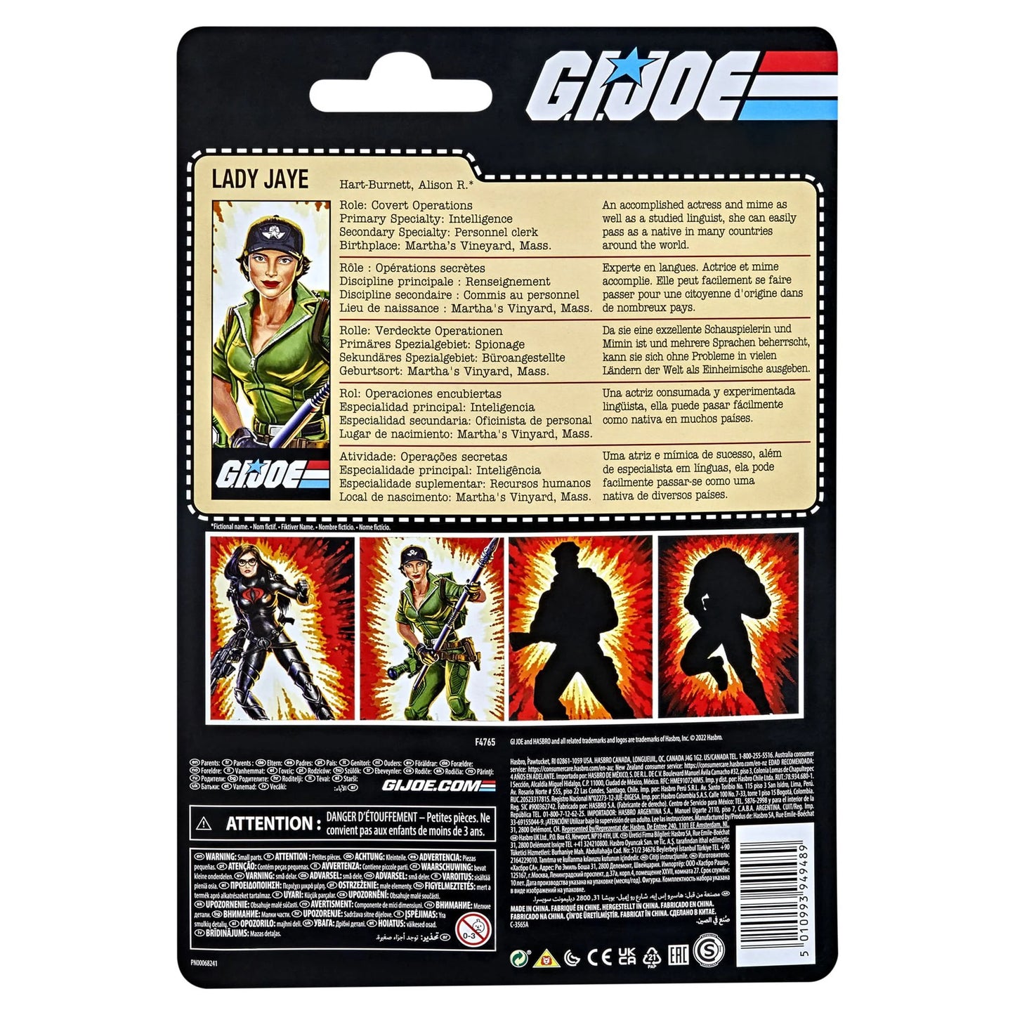 G.I. Joe Classified Series 6-Inch Retro Lady Jaye Action Figure