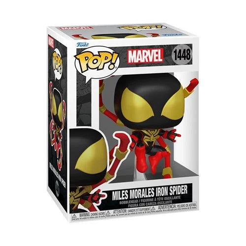 Funko Pop!  Spider-Man Comics Miles Morales Iron Spider Vinyl Figure #1448