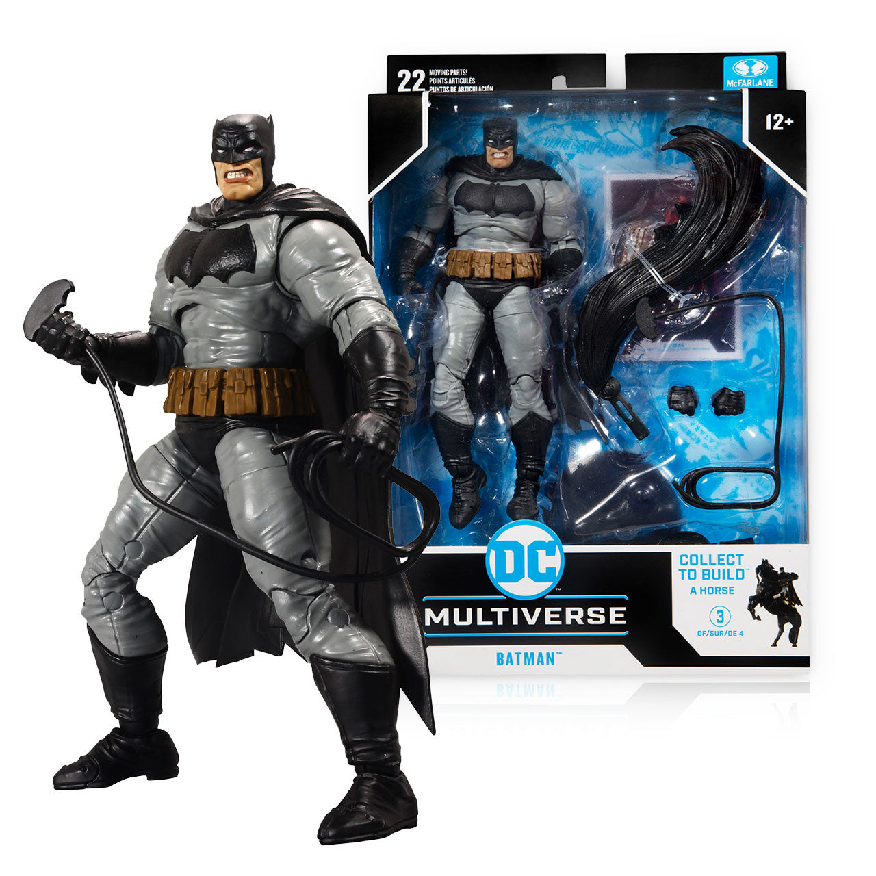 DC Multiverse Set of 4: The Dark Knight Returns Build A Fig: Horse Set